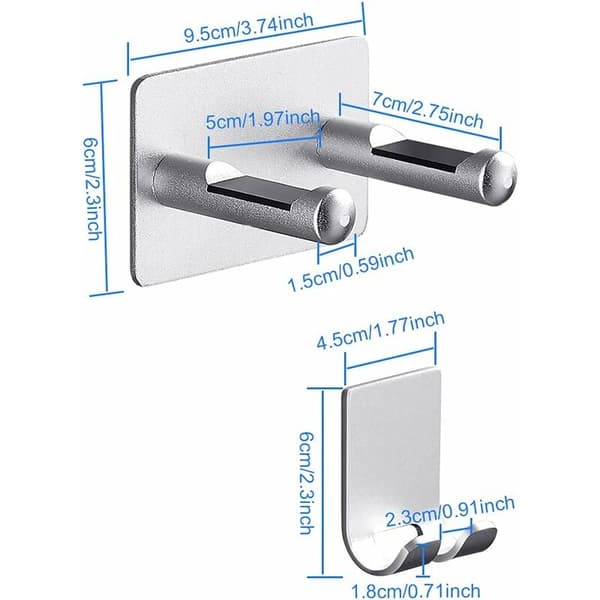 Dyson Supersonic Hårtork Väggfäste Aluminiumlegeringsfäste för Dyson Supersonic Hårtork Ingen borrning