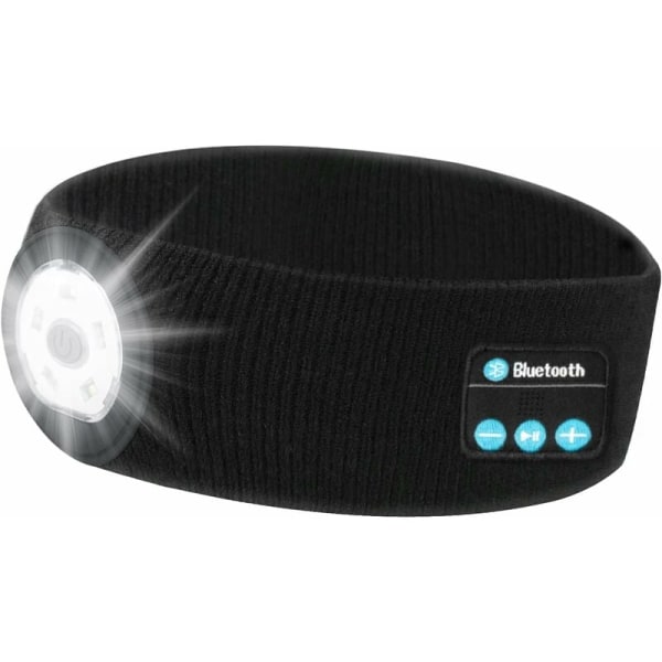 Justerbar Bluetooth sportbandana med LED-ljus