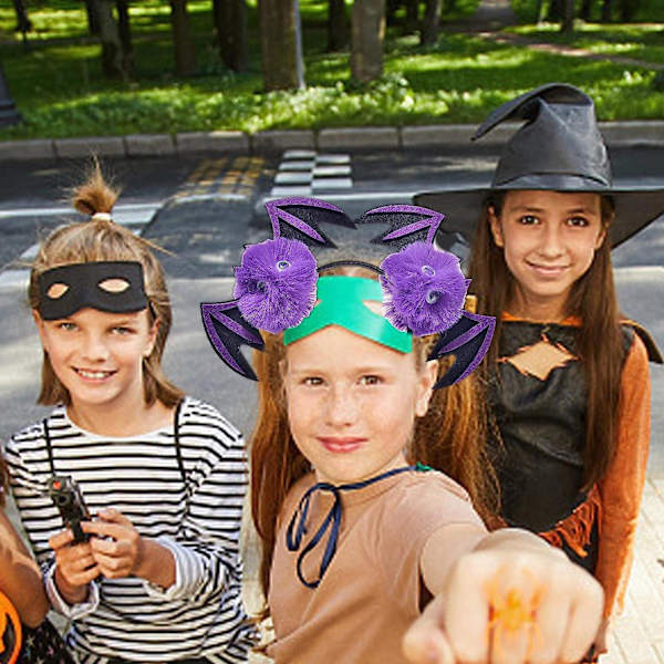 5-pack Djävulsvingshuvudband Läskiga Djävulsvingshuvudband Prydnader Festtillbehör Hårtillbehör