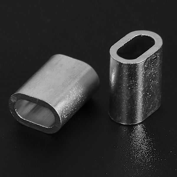 10 st 3mm Aluminiumlegering Trådrep Ferrules