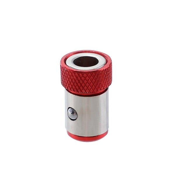 Magnetiserare metallskruvmejselhuvud Avtagbart 6,35 mm power (röd)