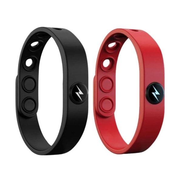 New Silicone Winter Anti-static Wristband Men Women Children Waterproof Wireless Durable Fashion Sports Wristband Red