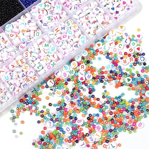 Trådda pärlor 24 mesh, 3mm, Mini Craft pärlor, Små fröpärlor för hantverk, för DIY-kedjor