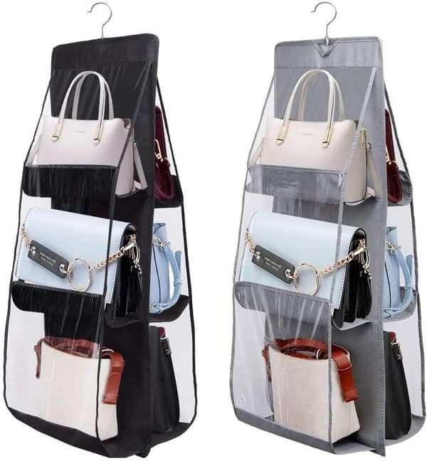 2-pack väska organiser med 6 fack
