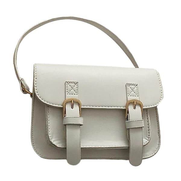 Liten axelväska för kvinnor, liten handväska crossbody väskor plånböcker mini handväskor axelväska vit