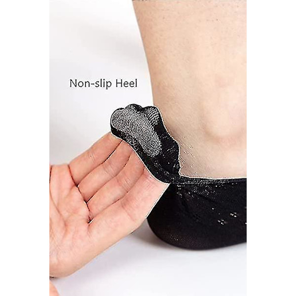 Dam Fem Tår Sockor Mjuka Och Andningsbara Fem Finger Sockor Ortopedisk Kompression No Show-4