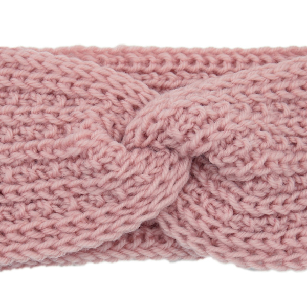 2 st varma fluffiga stretch stickade crossover pannband gul gul