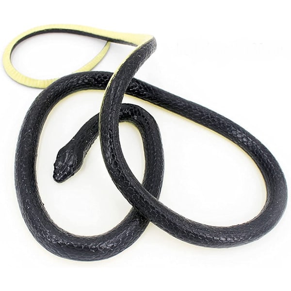 Realistisk gummiorm, 130 cm lång busig falsk orm