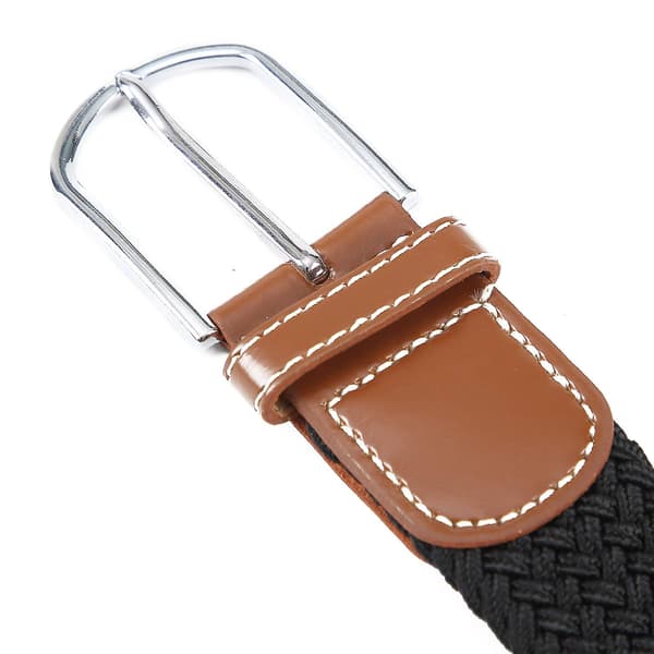 Herrbälte Elastiskt Flätad Bälte Retro Casual Vävt Bälte Flerfärgat Flätad Elastisk (Stil 1)