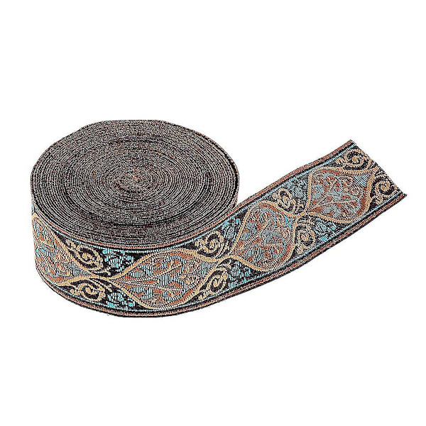 2x5 meter Jacquard-kantband syband tygband för sömnad hantverk 3cm