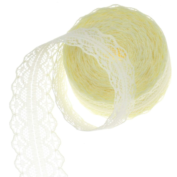 10 meter 3 rullar spets dekorativt band vintage tyg lämplig för DIY sömnad presenttillverkning (beige)