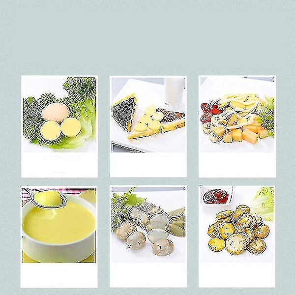 Gyllene äggkastningsartefakt äggvita äggula blandningsäggdragare manuell mixer-9