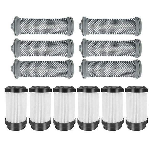 12 stk til S15 / S15 Essentials ledningsfri støvsuger Pre Post Filter Del Udskiftning Tilbehør