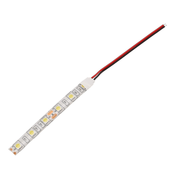 10 st 10 cm Vattentät Vit 5050 LED-remsa Ljus DC 12v Husvagn Båt Bil-2