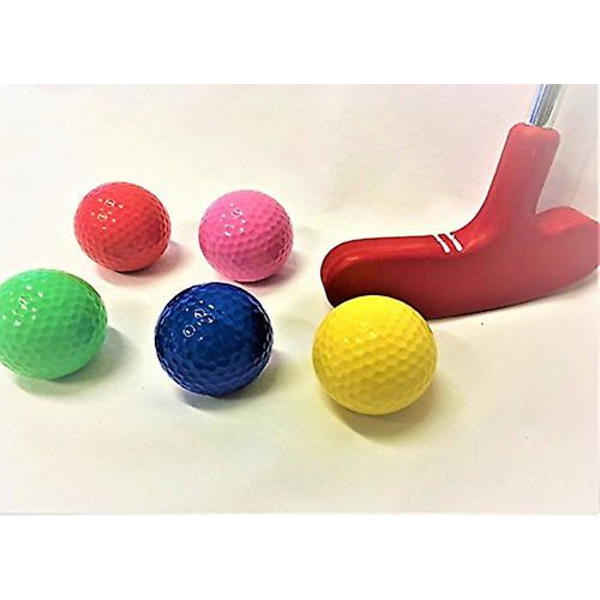 12 st blandade färgade golfbollar, driving range golfbollar, golf träningsboll, slumpmässig färg