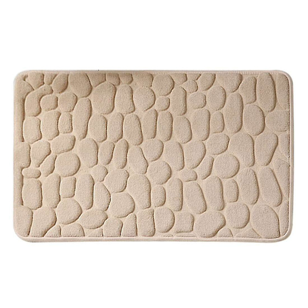 40x60cm Absorberande halkfri badrumsmatta minnesskum badrumsmatta duschmassagematta tvättbar golvmatta