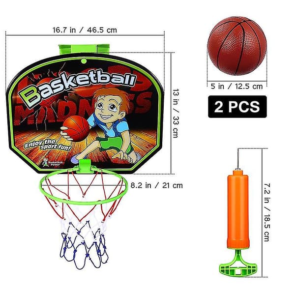 1 set Inomhus Basketkorg Leksaksset