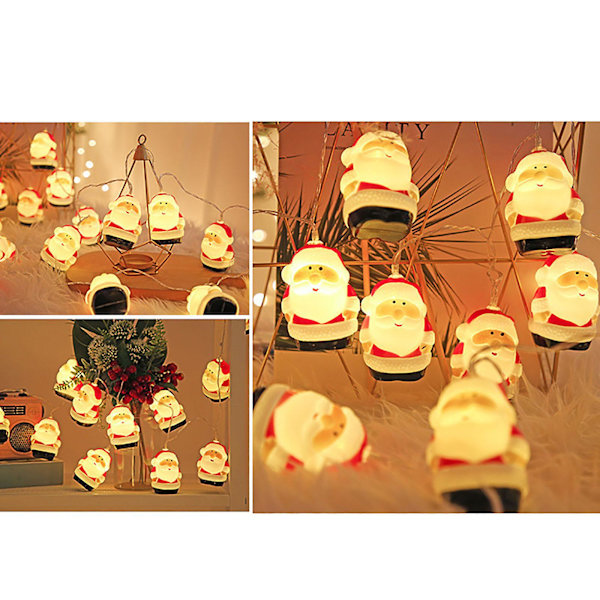 Santa Claus Light String Batterityp