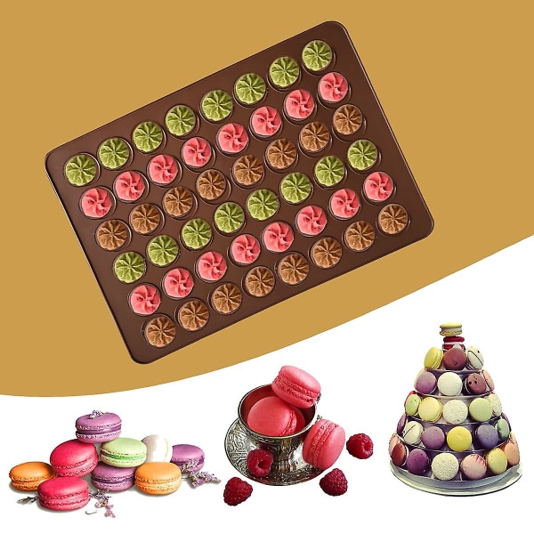 Silikonbakningsmattor, Non-stick Macaron Bakningsmattor, Bpa Free Macaron Bakplåt, Macaron - Pack Om 2