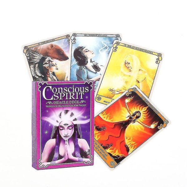 Oracle The Secret Language Of Light Tarot Oracle Card Board Deck Games Spelkort för festspel44st Ts47-1