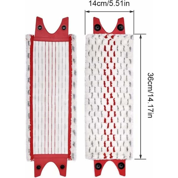 Moppbyteshuvud Ersättning Mikrofiber Mopp Refillhuvuden Mopp Spray Mopphuvud Platt Moppduk för Vileda UltraMax