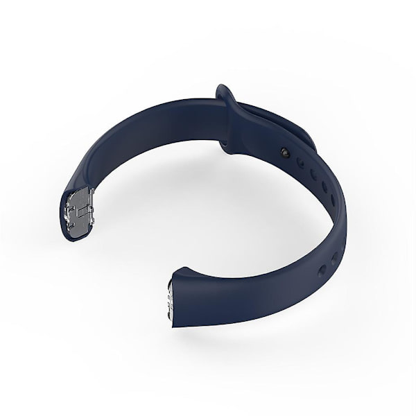 För Samsung Galaxy Fit Sm-r370 Spänne Rem Silikon Solid Färg RemMörkblå
