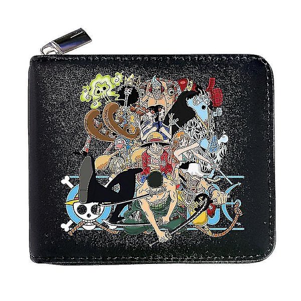 One Piece Animation Peripheral Zipper Pu Plånbok #16-4