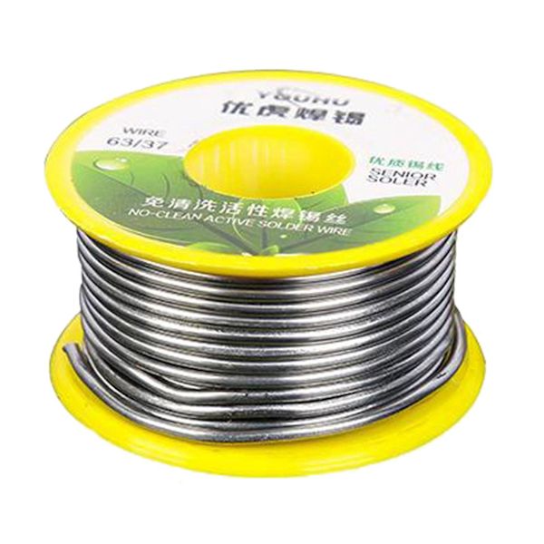 1,0 mm diameter 50 g 63/37 fint tennblylod 2 % fluss elektrisk lödning