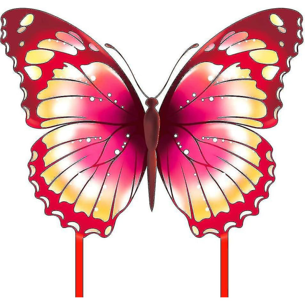 Mint's Colorful Life Butterfly Drakar som är kompatibla med barn och vuxna (rosa)