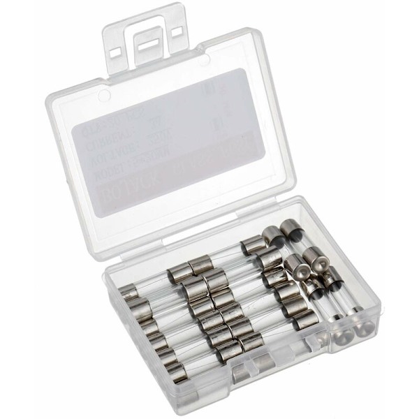 F3AL250V 5 x 20mm 3A 250V Snabbverkande säkring, 3 Ampere, 250 Volt, 0,2 x 0,78\" Glassäkring (100-pack)