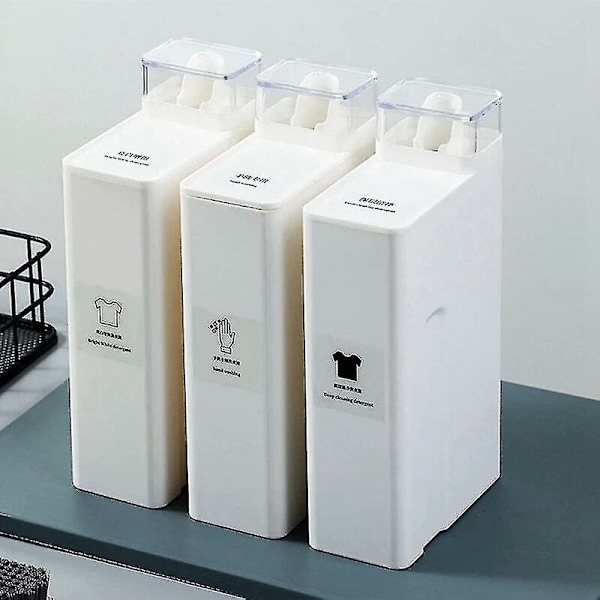 1 st 1000 ml tvättmedel tomma flaskor sköljmedel behållare