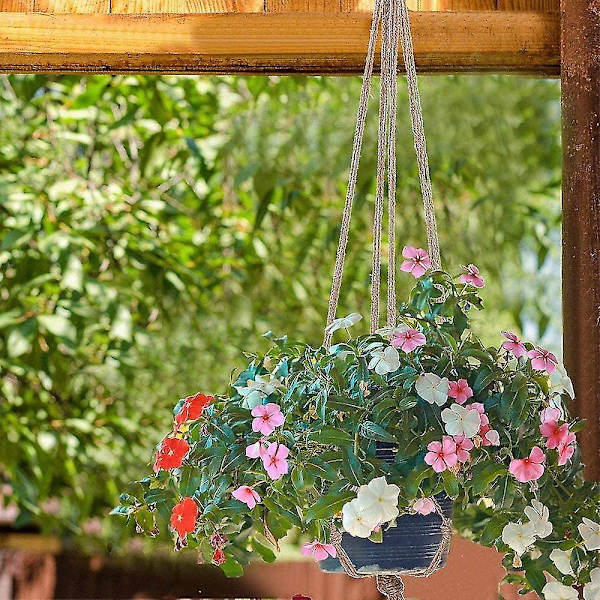 6 delar hängkorg, hängkorg, blomkruka hängande växthållare