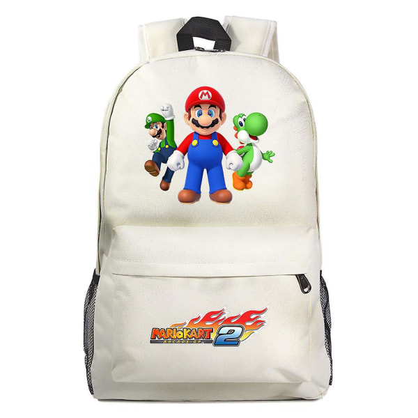 Super Mario-ryggsäck för tonåringar - Skolväska med stor kapacitet för studenter - Unisex -ryggsäck för fritidsresor - Perfekt för barn2