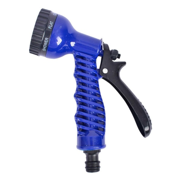 Typer Højtryks bilvask vandpistol Justerbar dyse Havesprøjtepistol Plæneslange Multifunktionel kunstvandingssprøjte 1 stk (blå)