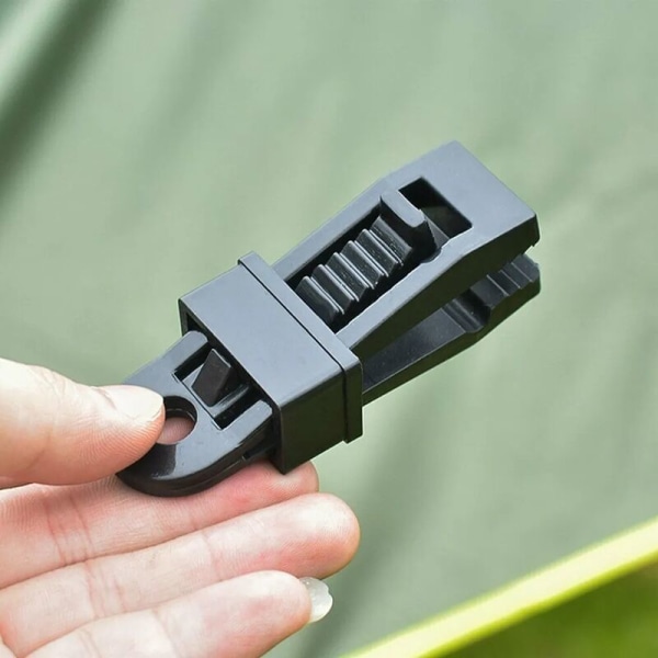 NYHED 12 styks presenningsholder presenning fastgørelsesklemme clips strammer til telt presenning