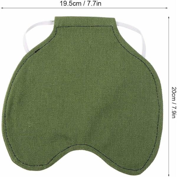 Fjäderdräktsskydd Premium Tyg Fender Guard Höna Kyckling Sadel Förkläde Dubbel Triumf Jacka (Grön)