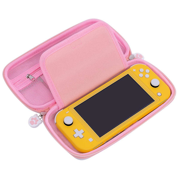 Söt tass Switch Lite reseväska för Nintendo Switch Lite-spel Hard Sh