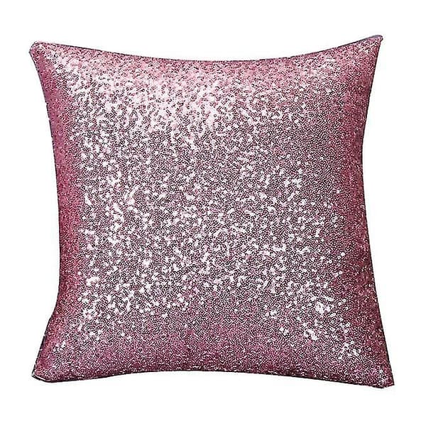 Solid Färgad Glitter Sekvens Kuddfodral Café Heminredning Kuddfodral