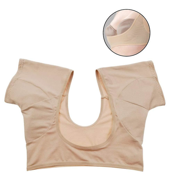 Väst Underarm Svettskydd Pads Liner Tvättbar Armhåla Svettabsorberande Snabbtorkande Matta Absorberande Skydd För Kvinnor Dam