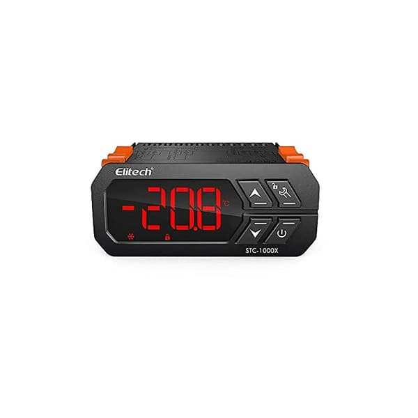 -50℃-99℃ Digital Temperaturregulator Alarm Smart LED Termostat med Sensor AC110V