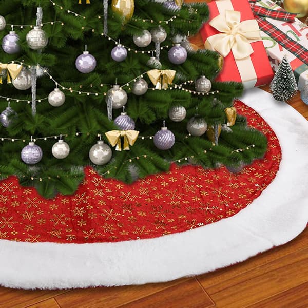 Julgransmatta Juldekorationer Julgranspynt Diameter 122cm