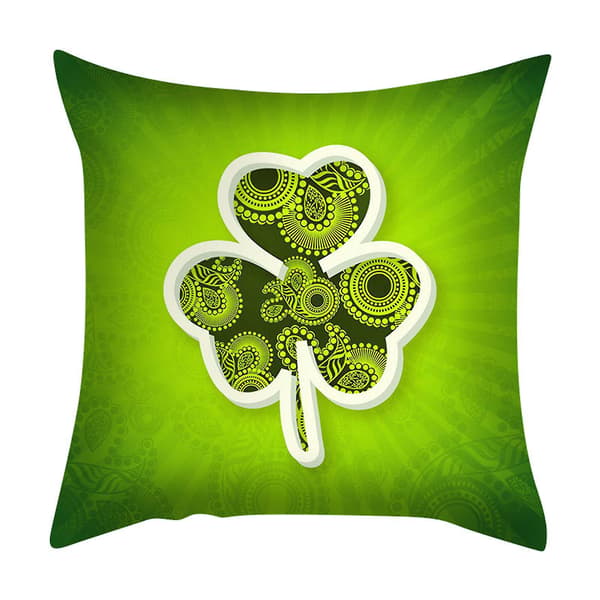 4-pack Heminredning Överdrag St. Patrick's Day Kuddfodral Kudde Överdrag