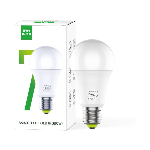 LED-lampa färgbyte dimbar E27 E27 EDISON RGBW fjärrkontroll inkl. [Energiklass A+]