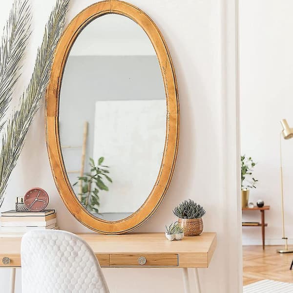 Boho Rattan Byråknoppar Runda Skruvar Kompatibla Boho Möbelknoppar 6st
