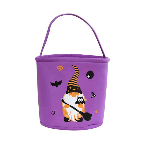 Halloween Godispåse Pumpa Godis Hink Barn Handkorg Halloween Dekoration