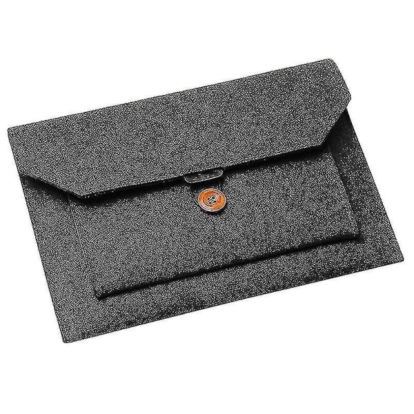 Mjukt Business Bag Case För Pro Retina 13 Laptop För Väska Mörkgrå