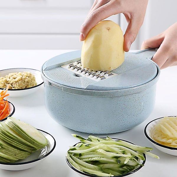 Multifunktionell multifunktion potatis morot gurka mandolin rivjärn rivjärn med sil/frukt grönsaker köksredskap