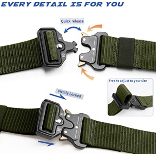 Taktisk bälte 1,5\" nylon (Khaki) khaki