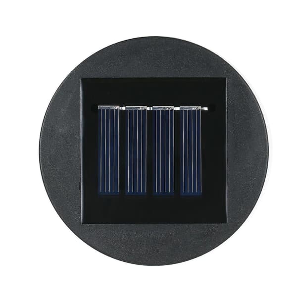 Solcellsersättning Rund LED-ljuslåda Solbatterilåda Solceller Yo