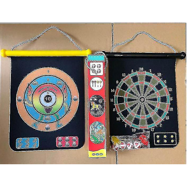 Magnetisk Dart Target Barn Vuxen Fritid Sport Magnetic Dart Target Set 6 Dart